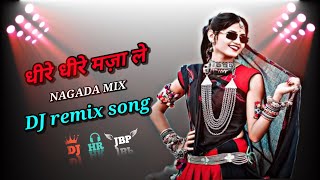 DHEERE DHEERE MAJA LELE GA MOR DIWNA धीरे धीरे मजा लेले गा मोर दिवाना (NAGAADA MIX 2025)DJ HR JBP