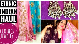 Indian ethnic wear haul . clothes and jewellery featuring latest floor
length dresses or long kurtis. i purchased these traditional ethnic...