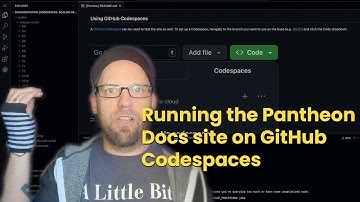 Using Codespaces for the Pantheon documentation site