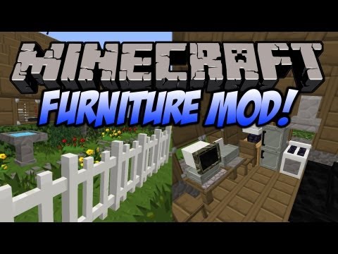 Minecraft Furniture Mod! - Couches, Ovens, Computers and More! - Mod Spotlight [1.6.4]