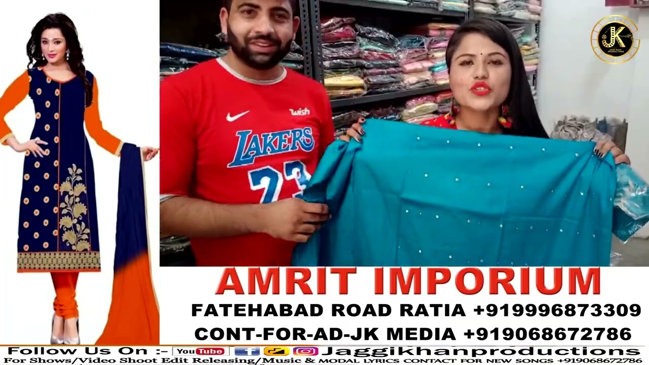 Advertisement Amrit Emporium Ratia Preet Kaur Jaggi Khan Latest Videos 2022 New Punjabi Songs 2022