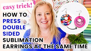 How to Press Double Sided Sublimation Earrings at the Same Time