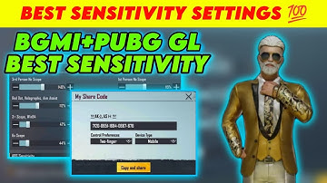 New Zero Recoil Sensitivity Code + Control Code PubgMobile|Bgmi sensitivity Settings 2.4 Update