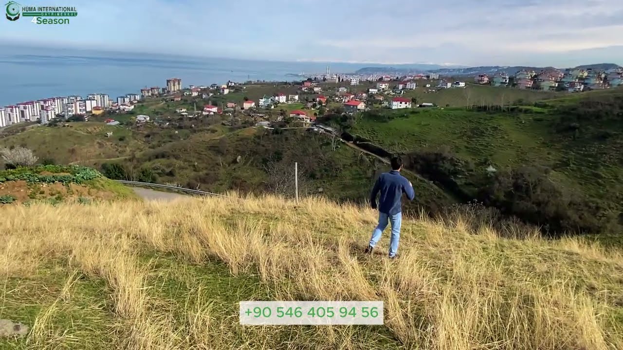 أرض للبيع في طرابزون بمساحة 567 م² بإطلالة كاملة على البحرtamam arsa
