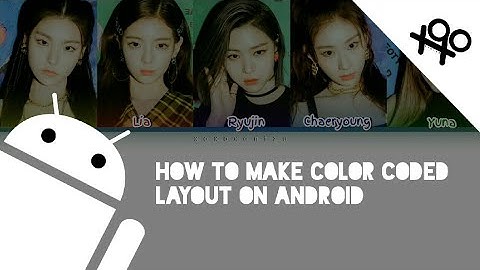 HOW TO MAKE Color Coded Lyrics (LAYOUT) [Jaeguchi ver.] on Android | xoxoxantzu
