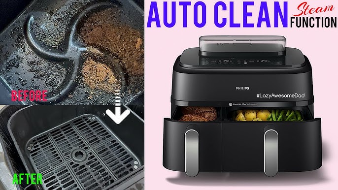 Philips air fryer vinegar lime steam cleaning