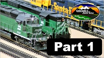 Train Layout Update and Really Long Ops Session (Part 1 of 6) with ATSF, BN, SP, & D&RGW