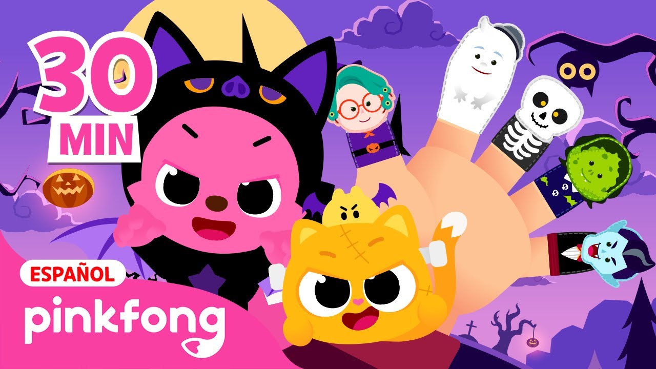 Vampiro Dedo🧛🏻‍♂️, ¿Dónde Estás? | Deditos Monstruo de #Halloween🎃 y Más | Pinkfong en español