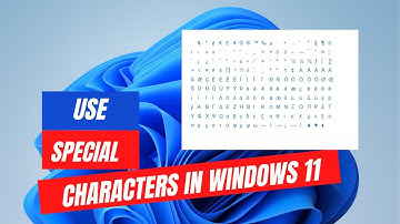 How to Use Special Characters and Accents in Windows 11