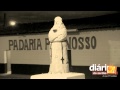 Cajazeiras registra outro ato de vandalismo; estátua de Frei Damião é apedrajada. Vídeo!