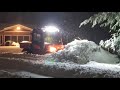 kubota rtv x1100c with the 78" V plow in 12 + inches of snow.