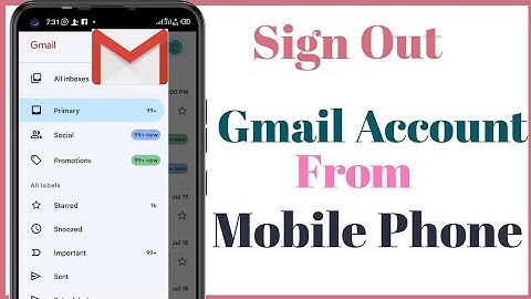 How To Sign Out From Gmail on Mobile Phone | Log Out From Gmail on Android Phone