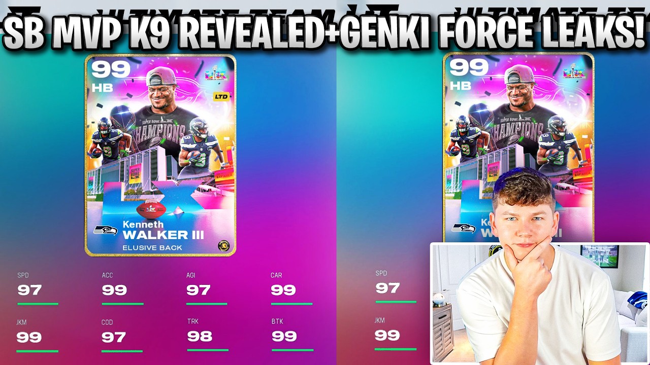 99 OVERALL SUPER BOWL MVP KENNETH WALKER! GENKI FORCE LEAKS!