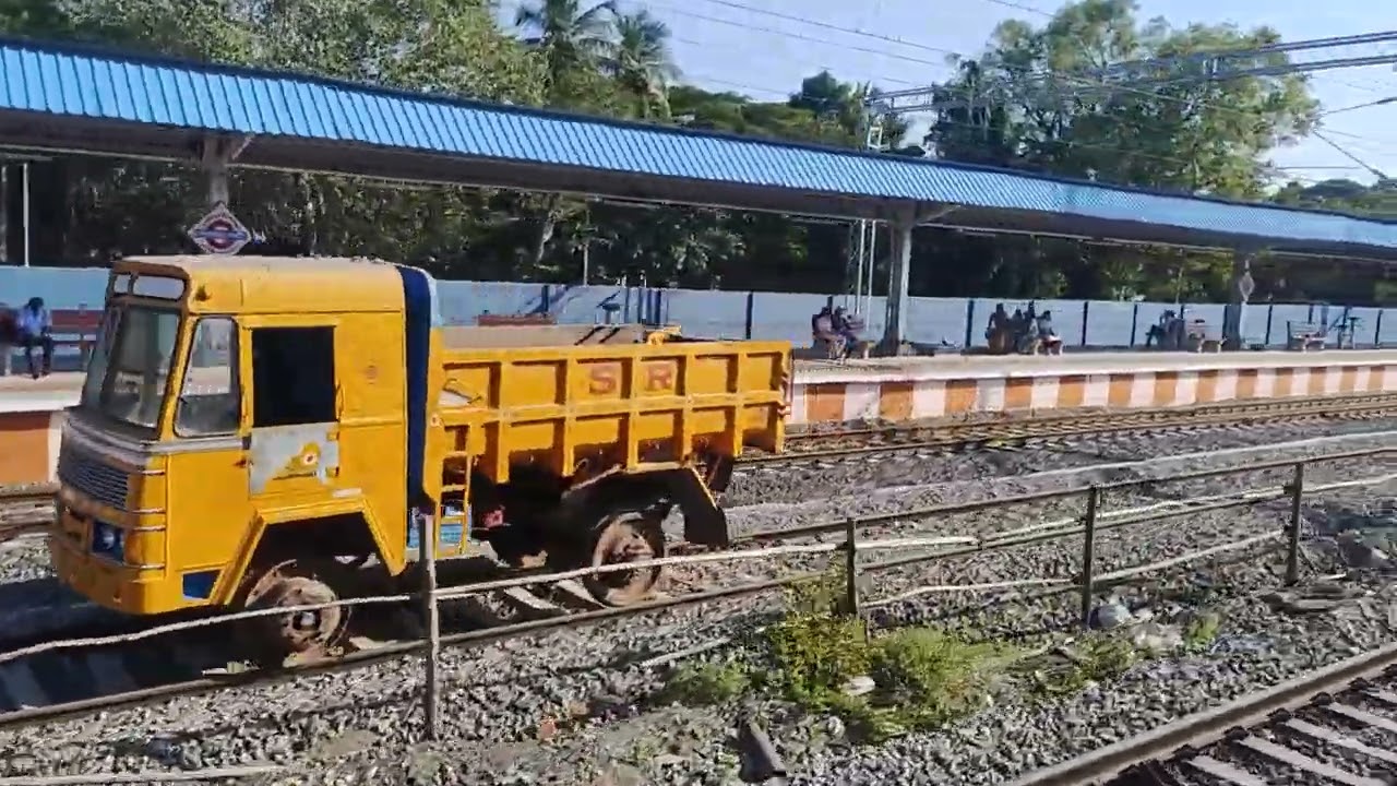 Chennai Beach to Chennai Egmore 4th line update as on 02/02/2025
