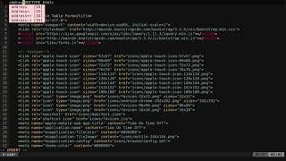 Bootstrap MySQL Forms Template