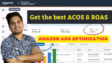 Amazon Ads Optimization || How to get the Best ACOS on amazon advertising || Amazon Ads in Hindi