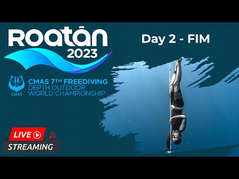 Freediving CMAS Depth World Championship Roatan Day 2 FIM 
