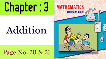 Page No. 20 & 21 | Addition 4th standard