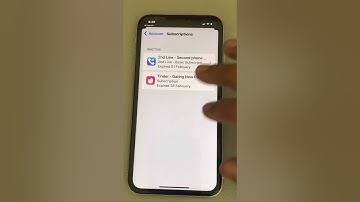 How to delete expired app subscriptions from iPhone