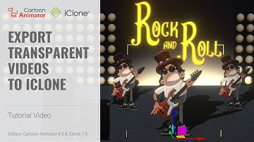 Cartoon Animator 4.5 Tutorial - Export Transparent Videos to iClone
