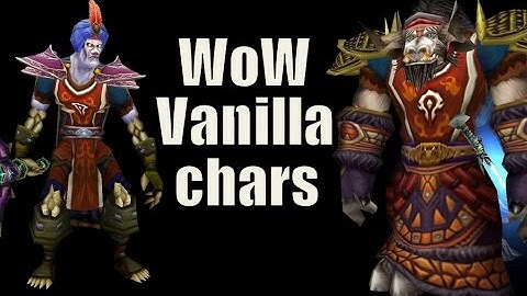 Feenix WoW 1.12 - My Characters