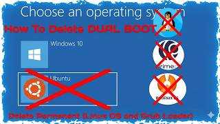 How To Remove DUAL BOOT and GRUB Loader in LINUX,PRIME,ANY ANDROID OS from Windows 10 in Tamil 2026