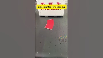 Paper cup printing machine #inkjetprinter #digitalprinting #cmyk #papercup #machine #factory
