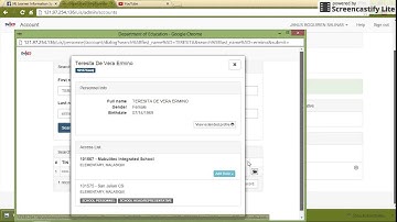 How to Change School Head and to modify their username and password