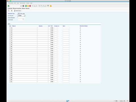 4.4 Creating a Reservation and Review Inventory in SAP: MB21 & MMBE Tutorial