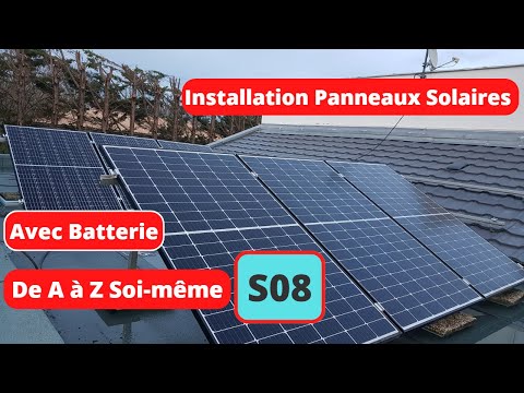 installation panneaux solaire avec batterie soi-même de A a Z partie 8 