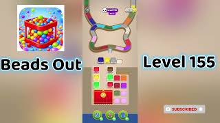 🎮 Beads Out Level 155 Walkthrough 🧩 | Tricky Bead Puzzle Solution | Mini Boss