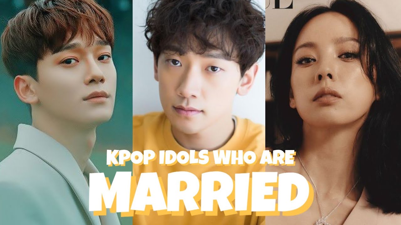 kpop idols who are married YouTube