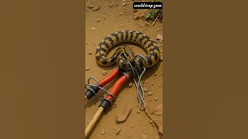 🐍🔧 Snake Trapped in DIY Tool Trap – 😱 Shocking Moment!  #short #viralshorts #trendingshorts