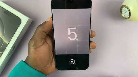 How To Use Camera Timer On iPhone 16 / 16 Pro