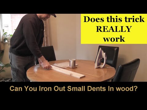 Can You REALLY Remove Dents From Wood With An Iron And A Wet Cloth