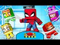 Minecraft MAIS je suis SPIDERMAN sur AMONG US !