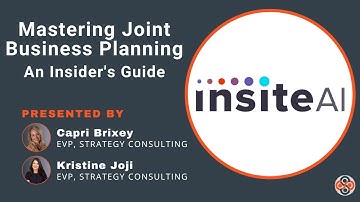 Mastering Joint Business Planning: An Insider