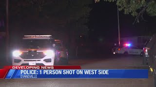 1 Person shot on west side Evansville