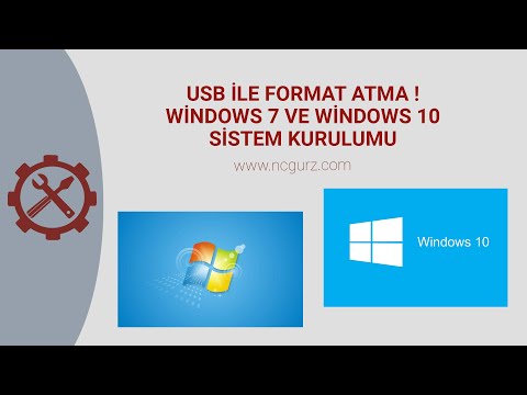 Format | Windows 7 ve Windows 10 Kurulumu