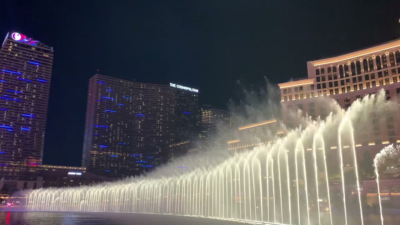 Time to say goodbye ( Bellagio fountains ) 2022 ( Covid 19 ) YouTube