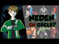 BEN 10 NEDEN SÜPERMEN VE GOKU DAHİL NEREDEYSE HERKESİ YENEBİLİR?(TÜRKÇE Hd)