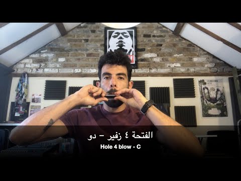 تعلم الهارمونيكا مع الموسيقي حمزة أرناؤوط الجهاز الجزء الثاني