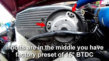 Nissan S13 Ignition Timing Adjustment (CA18DET)