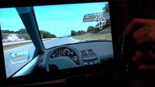 LFS Bluetooth + Motion Sensitive driving with PS3 Sixaxis joystick