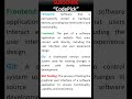How to define Firmware, Frontend, Git, GUI Testing ?