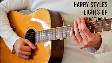 Harry Styles – Lights Up EASY Guitar Tutorial With Chords / Lyrics