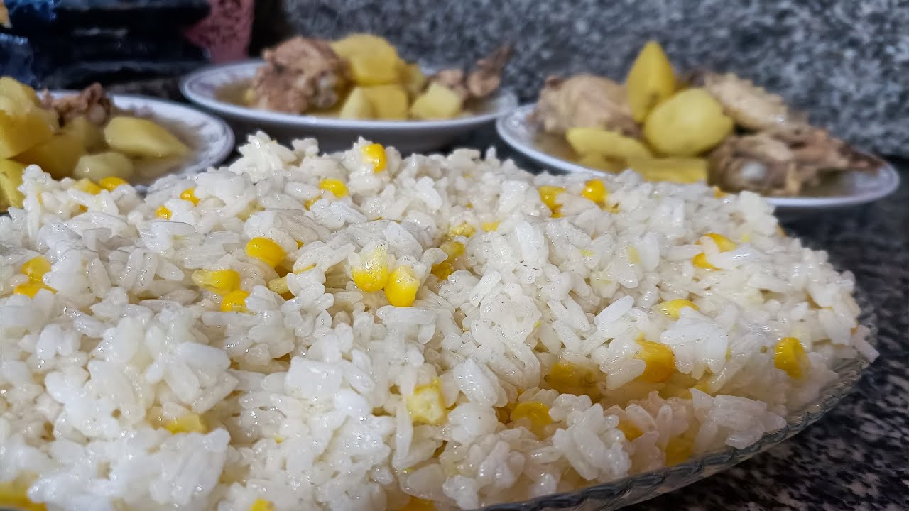 kolay yemek tarifleri arayanlar için ???? süt mısırlı pilav tarifi #keşfet #subscribe