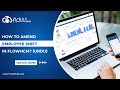 How to Amend Employee Shift in Attendance Management Software / HRMS FlowHCM (Urdu Tutorial)