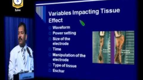 Dr R K Mishra delivering lecture on Laparoscopic dissection techniques Part III