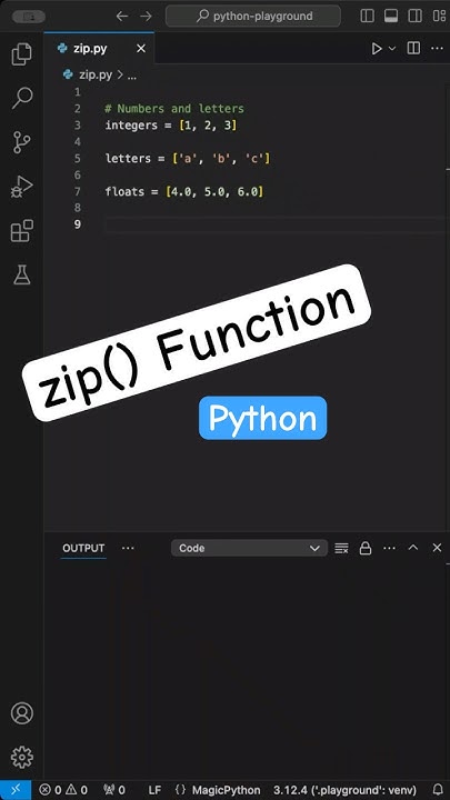 How to use zip Function in Python? - YouTube